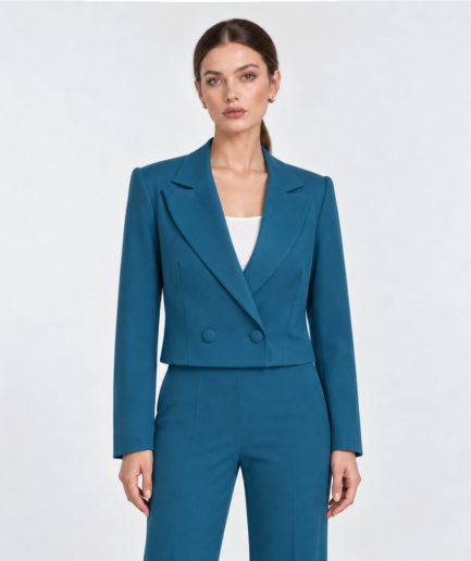 teal blue cold wool suit2