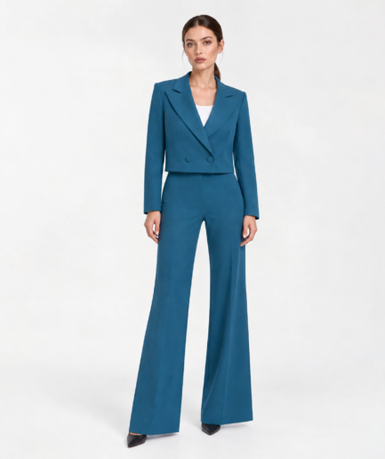 teal blue cold wool suit3
