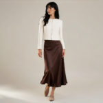 Classic Short Silk Blazer
